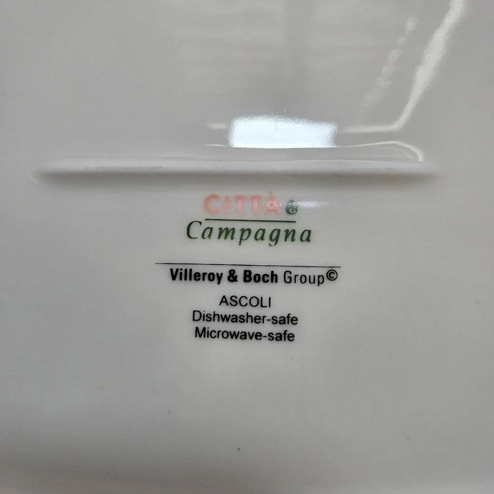 Villeroy & Boch oval serving platter from the Città & Campagna collection 13.5 